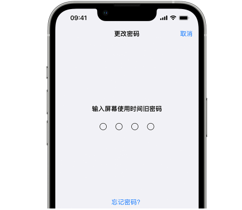 祁阳iPhone屏幕维修分享iPhone屏幕使用时间密码忘记了怎么办 