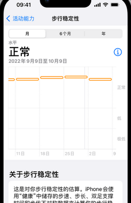 祁阳iPhone手机维修如何在iPhone开启'步行稳定性通知'