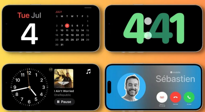 祁阳苹果手机维修分享iOS17横屏充电待机显示有什么好处 