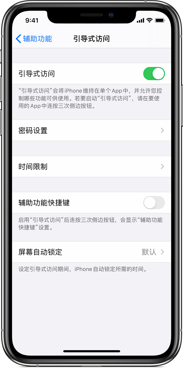 祁阳苹果手机维修分享如何在 iPhone 上退出引导式访问 